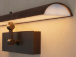 GV Bronze Picture Light Leather Wrapped LED Sconce - Image 12