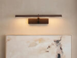 GV Bronze Picture Light Leather Wrapped LED Sconce - Image 9