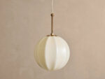 GV Agnes Brass Glass Pendant 12 Inch - Image 2