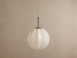 GV Agnes Brass Glass Pendant 12 Inch - Image 6