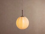 GV Agnes Brass Glass Pendant 12 Inch - Image 5