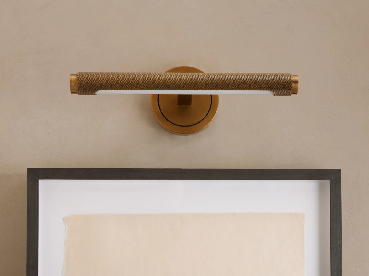 GV Brass Picture Light Sconce with Smooth LED Bar - Image 15