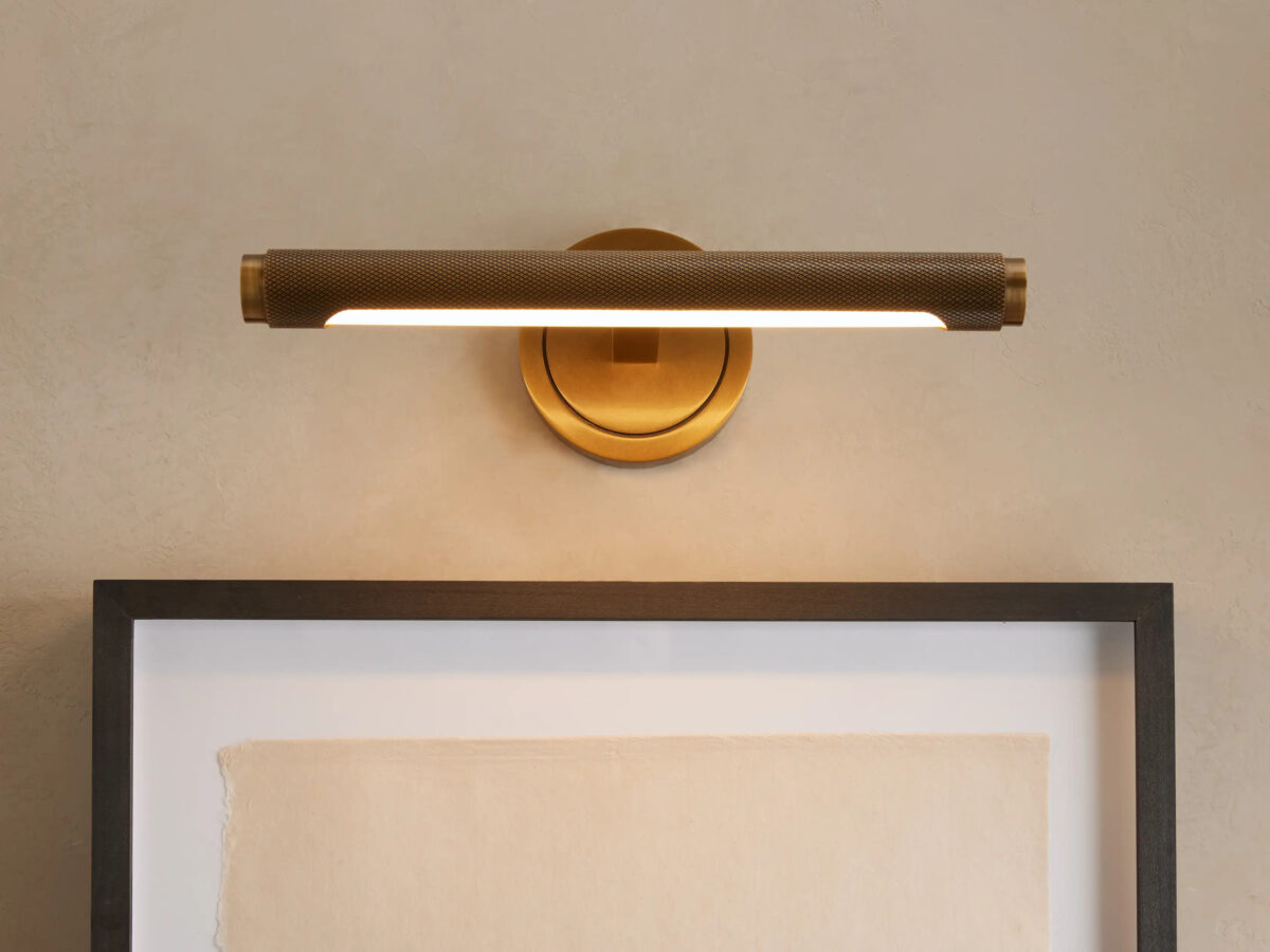 GV Brass Picture Light Sconce with Smooth LED Bar - Image 13