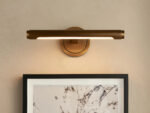 GV Brass Picture Light Sconce with Smooth LED Bar