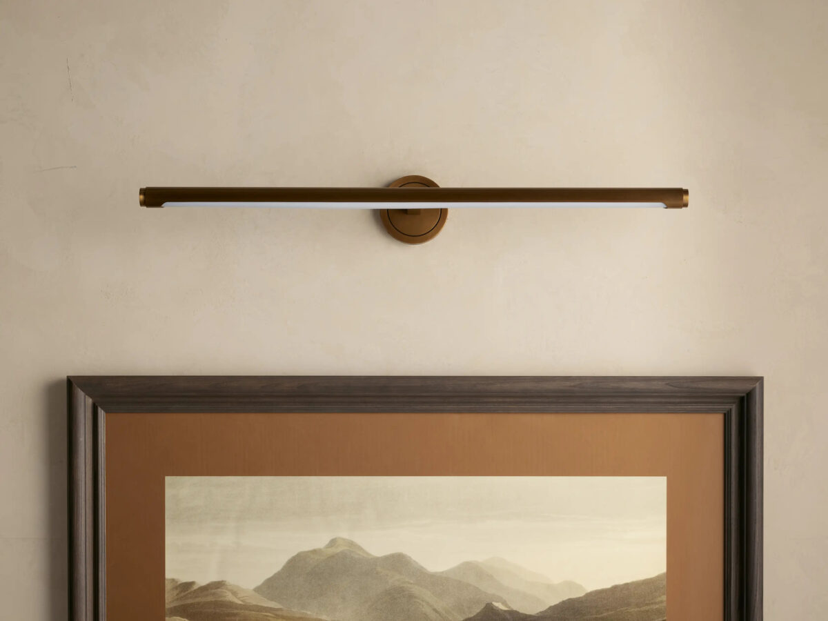 GV Brass Picture Light Sconce with Smooth LED Bar - Image 11