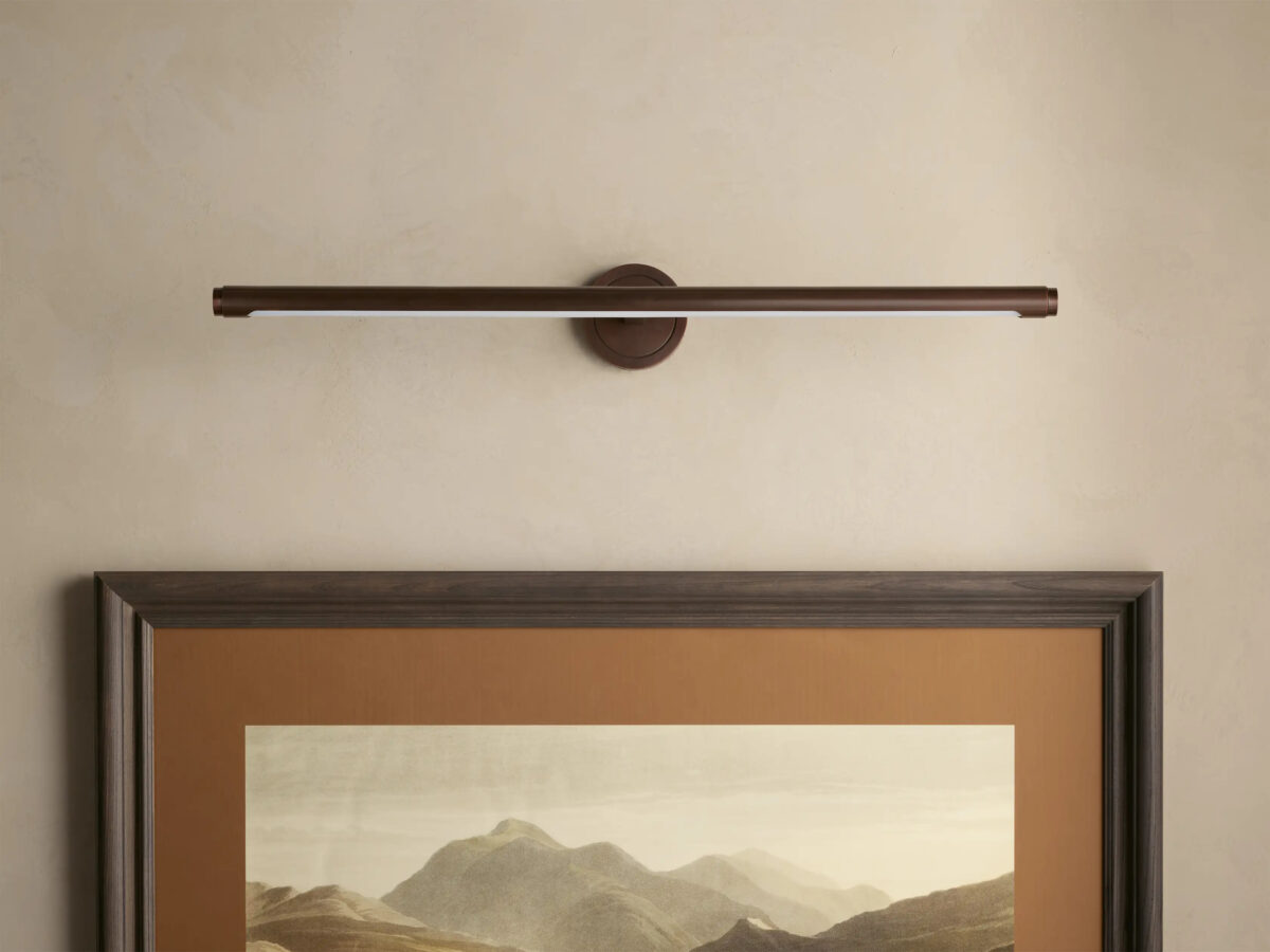 GV Brass Picture Light Sconce with Smooth LED Bar - Image 35