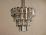 GV Delsie Glass Chandelier Smoke Brass 48 Inch - Image 2