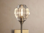 GV Amoroso Crystal Wall Sconce in Gold - Image 3