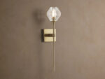 GV Amoroso Crystal Wall Sconce in Gold