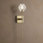 GV Amoroso Crystal Wall Sconce in Gold