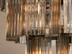 GV Delsie Glass Chandelier Smoke Brass 48 Inch - Image 11