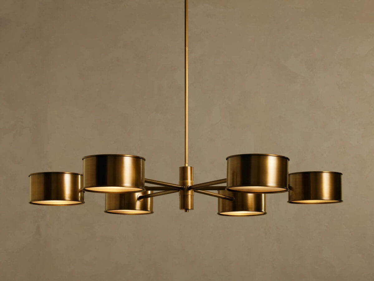 GV Daphne Round Metal Light Chandelier - Image 9