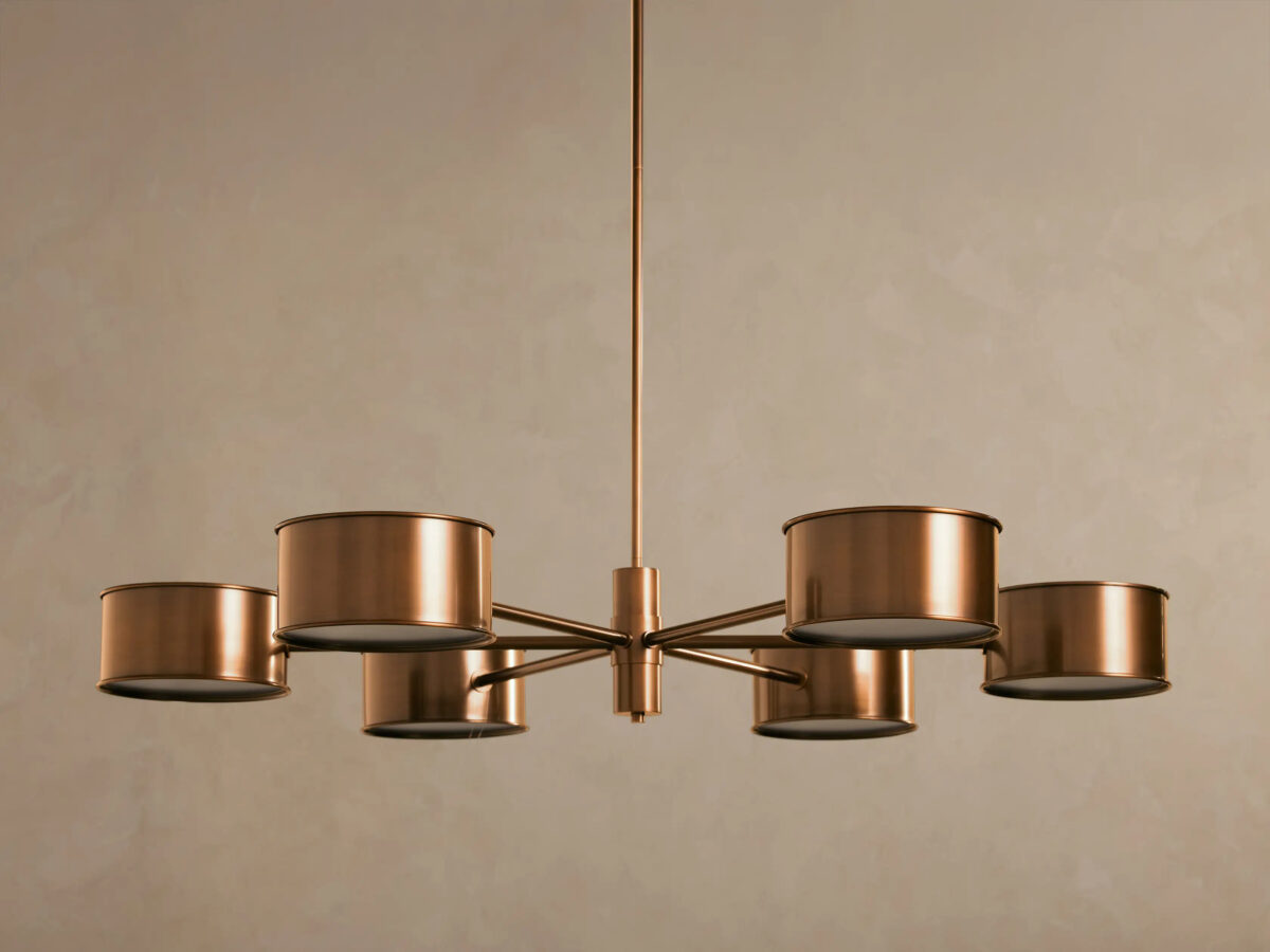 GV Daphne Round Metal Light Chandelier - Image 2