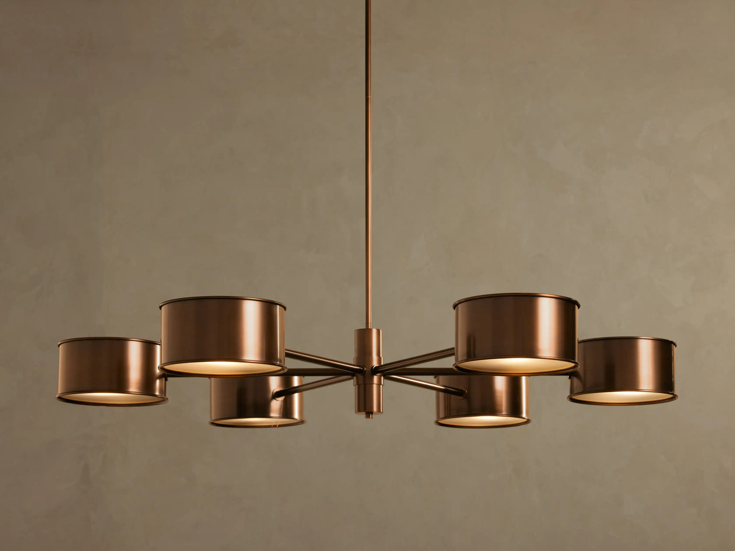 6610031H271_GI251215 GV Daphne Round Metal Light Chandelier - Image 1