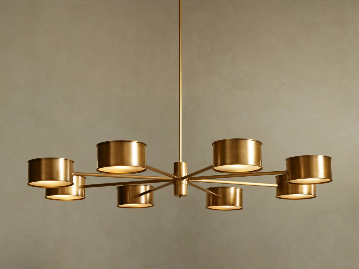 GV Daphne Round Metal Light Chandelier - Image 13