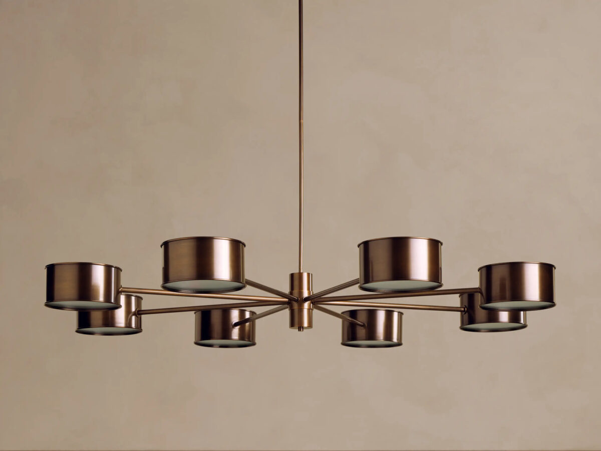 GV Daphne Round Metal Light Chandelier - Image 6