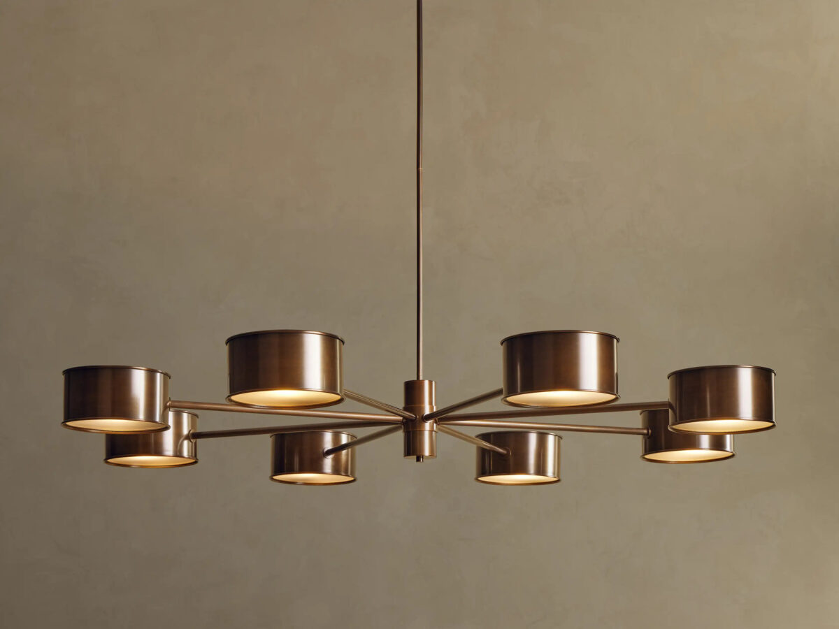 GV Daphne Round Metal Light Chandelier - Image 5