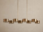 GV Daphne Linear Metal Light Chandelier - Image 2