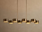 GV Daphne Linear Metal Light Chandelier