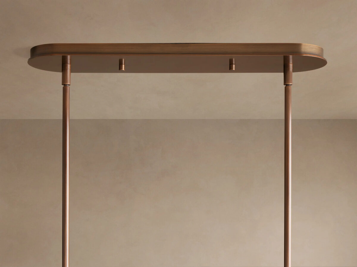 GV Daphne Linear Metal Light Chandelier - Image 14