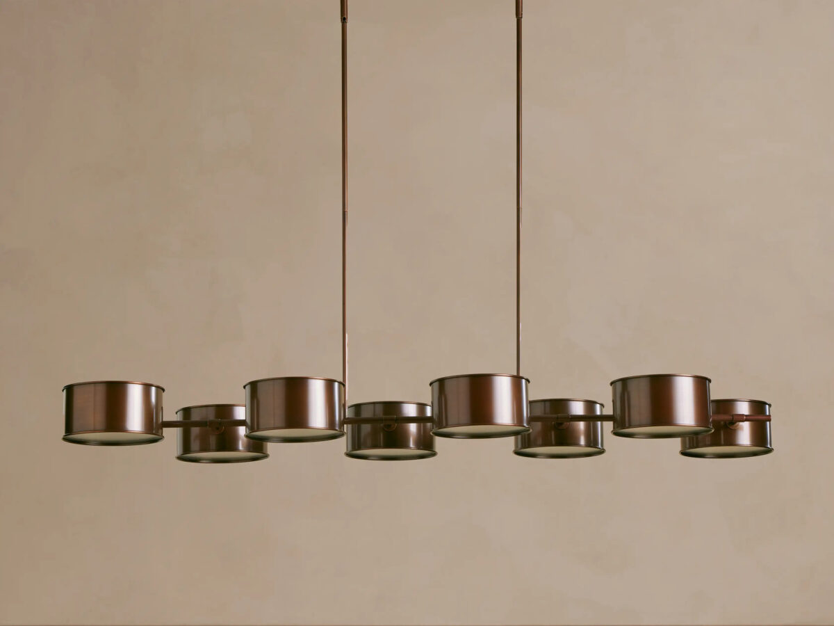 GV Daphne Linear Metal Light Chandelier - Image 11