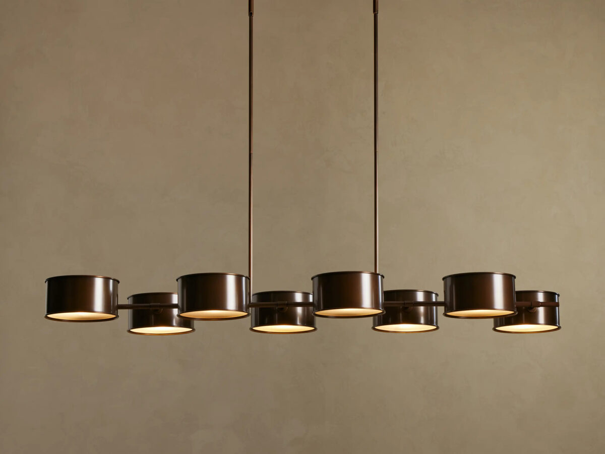 GV Daphne Linear Metal Light Chandelier - Image 10