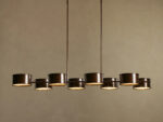 GV Daphne Linear Metal Light Chandelier - Image 10