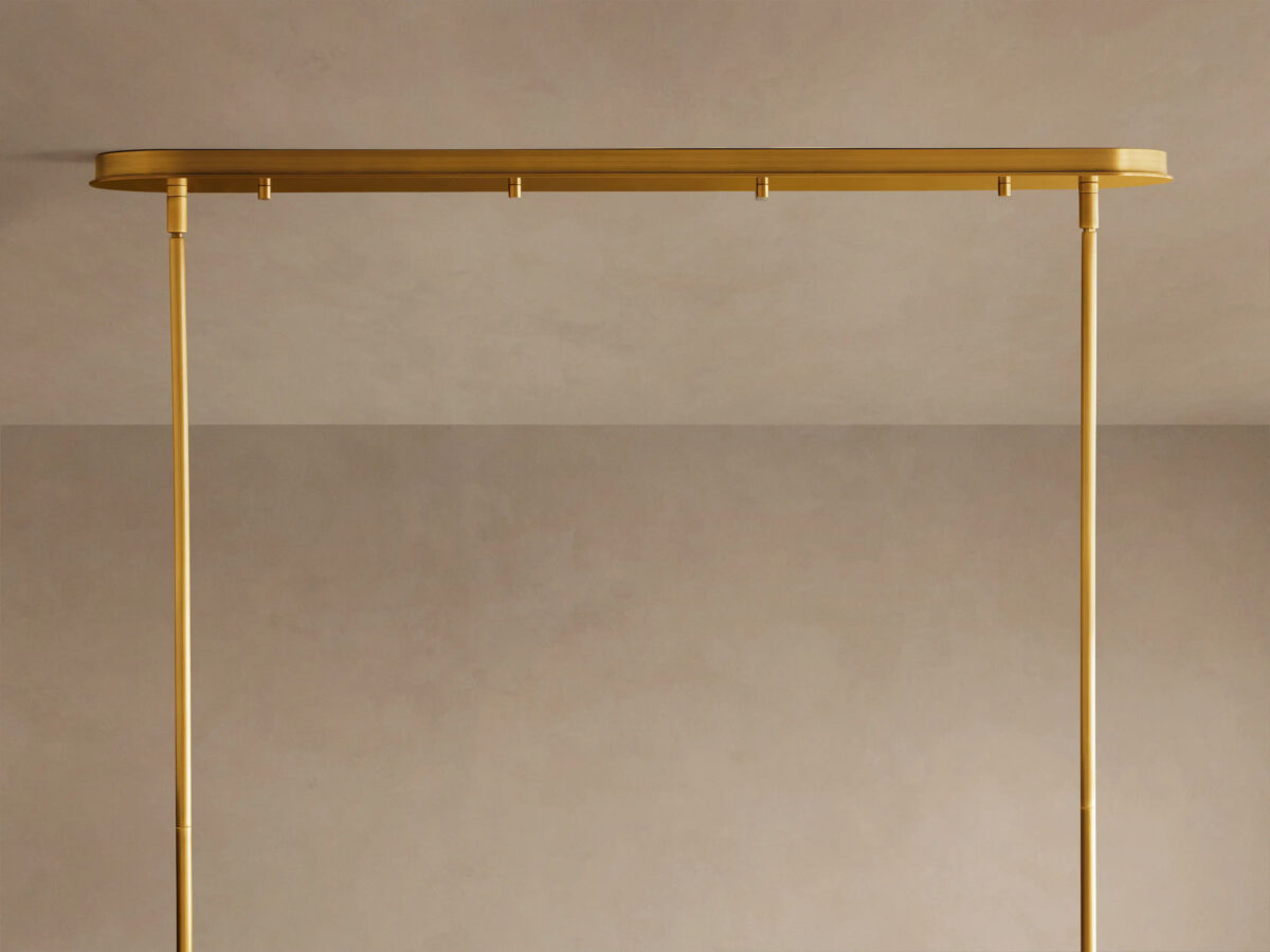 GV Daphne Linear Metal Light Chandelier - Image 9