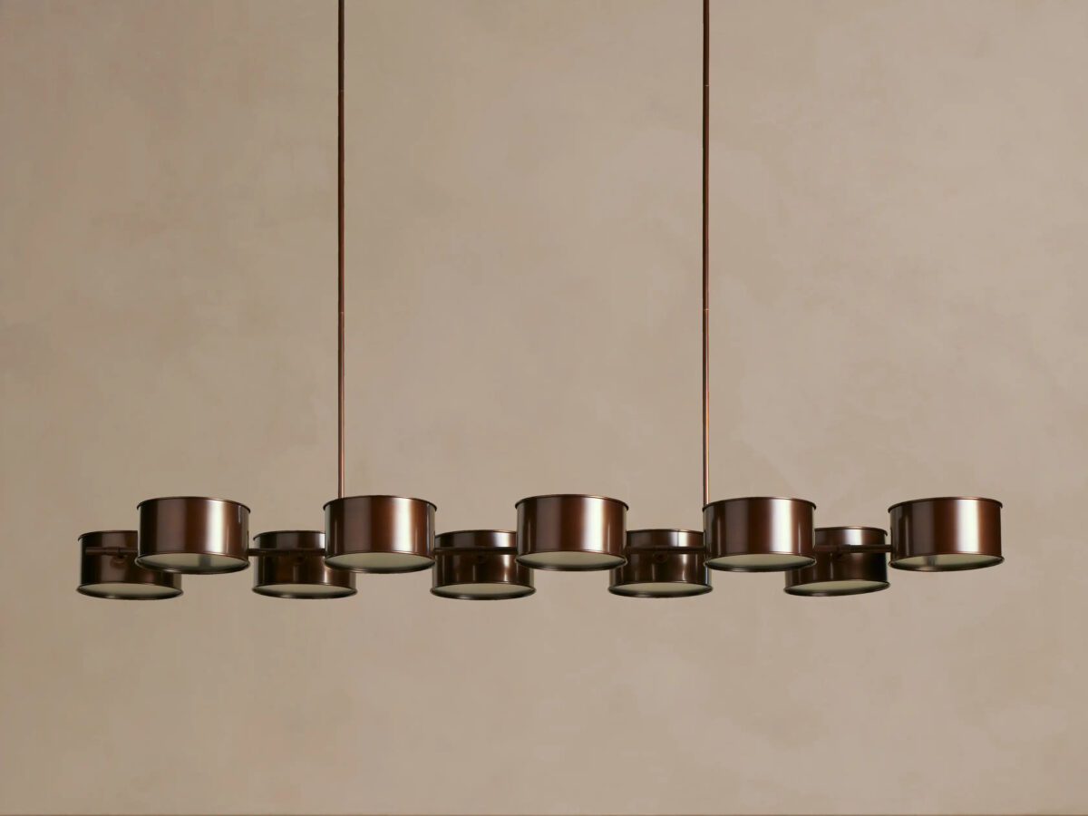 GV Daphne Linear Metal Light Chandelier - Image 16