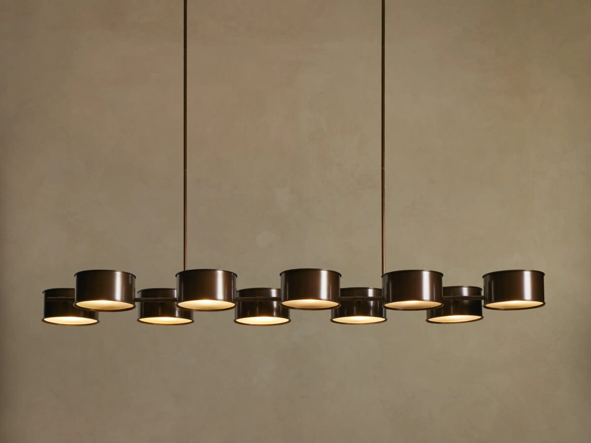 GV Daphne Linear Metal Light Chandelier - Image 15