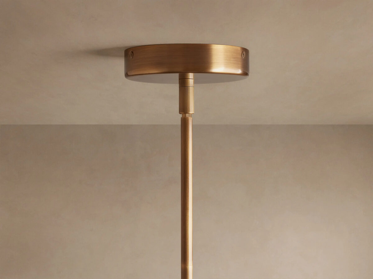 GV Marble Globe Pendant in Beige Coralle - Image 4