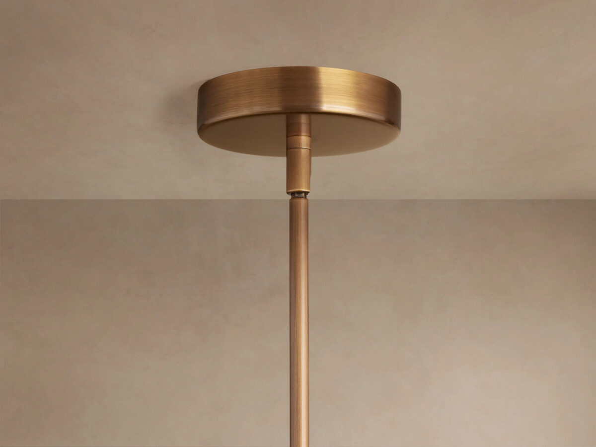GV Marble Globe Pendant in Beige Coralle - Image 9