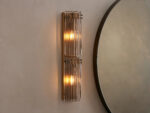 GV Reeded Glass Sconce Double Wall Light - Image 10