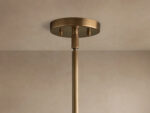 GV Romy Modern Glass Pendant 20 Inch Green - Image 3