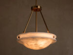GV Alabaster Pendant Edith Stone 18 Inch