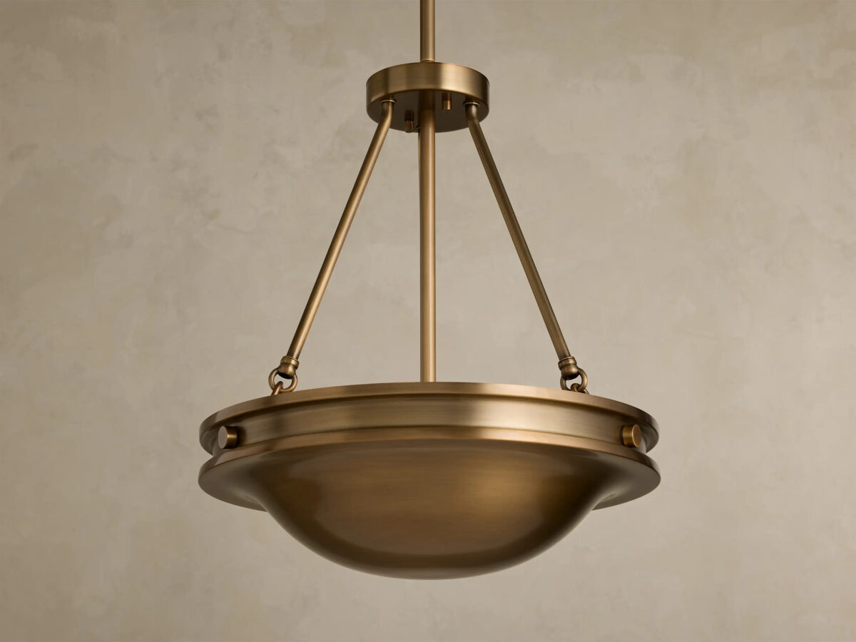 GV Edith Modern Brass Pendant Light - Image 2