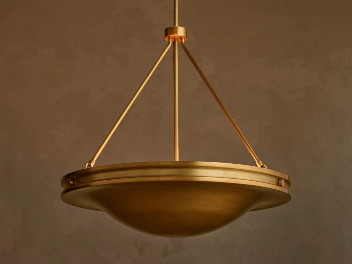 GV Edith Modern Brass Pendant Light - Image 5