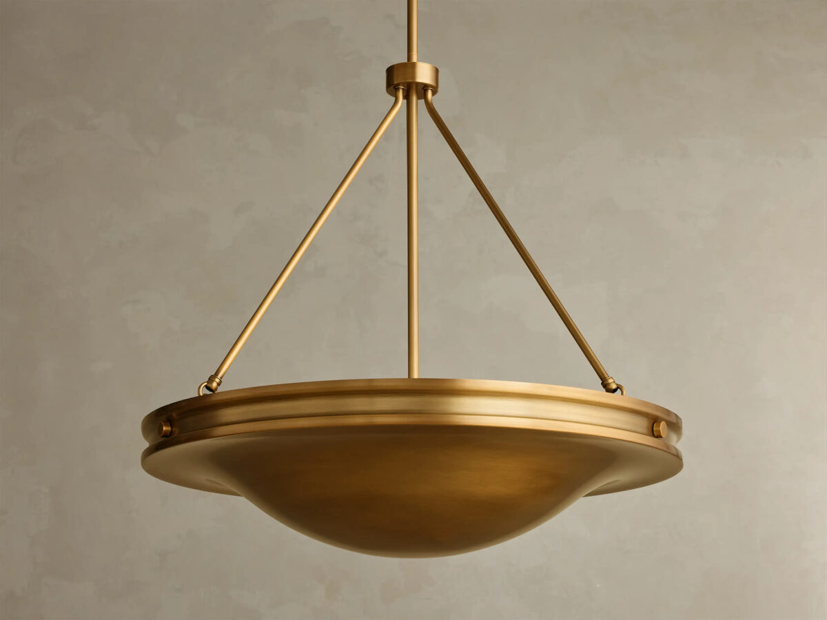 GV Edith Modern Brass Pendant Light - Image 6
