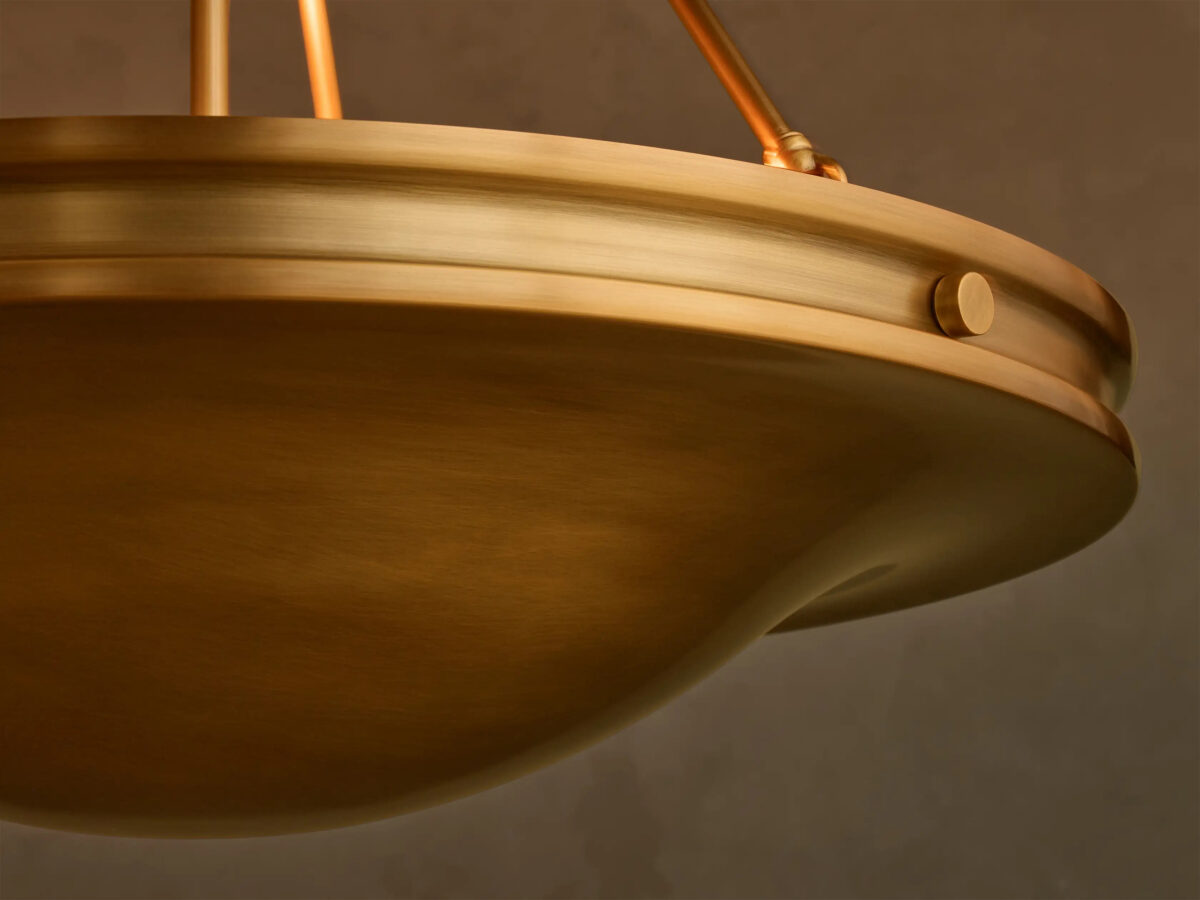 GV Edith Modern Brass Pendant Light - Image 7