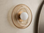 GV Modern Glass Sconce Brown Glass Wall Light - Image 3