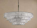 GV Ghiaccio Round Glass Chandelier - Image 46