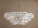 GV Ghiaccio Round Glass Chandelier - Image 44