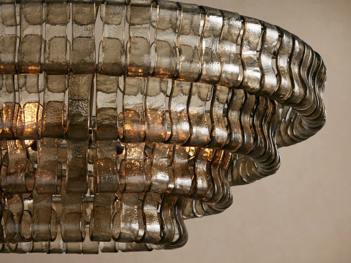 GV Ghiaccio Round Glass Chandelier - Image 27