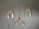GV Glass Pendant Light Bauer Dome with Bulb - Image 4