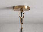 GV Glass Pendant Light Bauer Dome with Bulb - Image 5