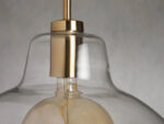 GV Glass Pendant Light Bauer Dome with Bulb - Image 3