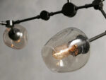 GV Noella Bronze Chandelier with Glass Globe Shades - Image 4