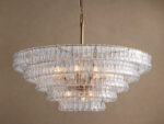 GV Ghiaccio Round Glass Chandelier - Image 39