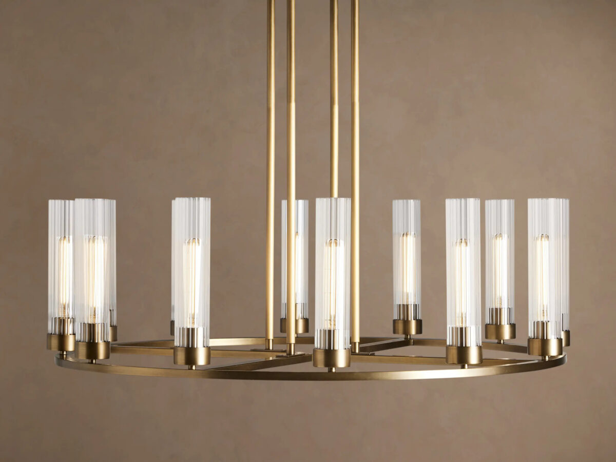 GV Bronze Chandelier Andreas Round 12 Light - Image 5