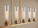 GV Andreas brass linear light 8 Light Chandelier - Image 7